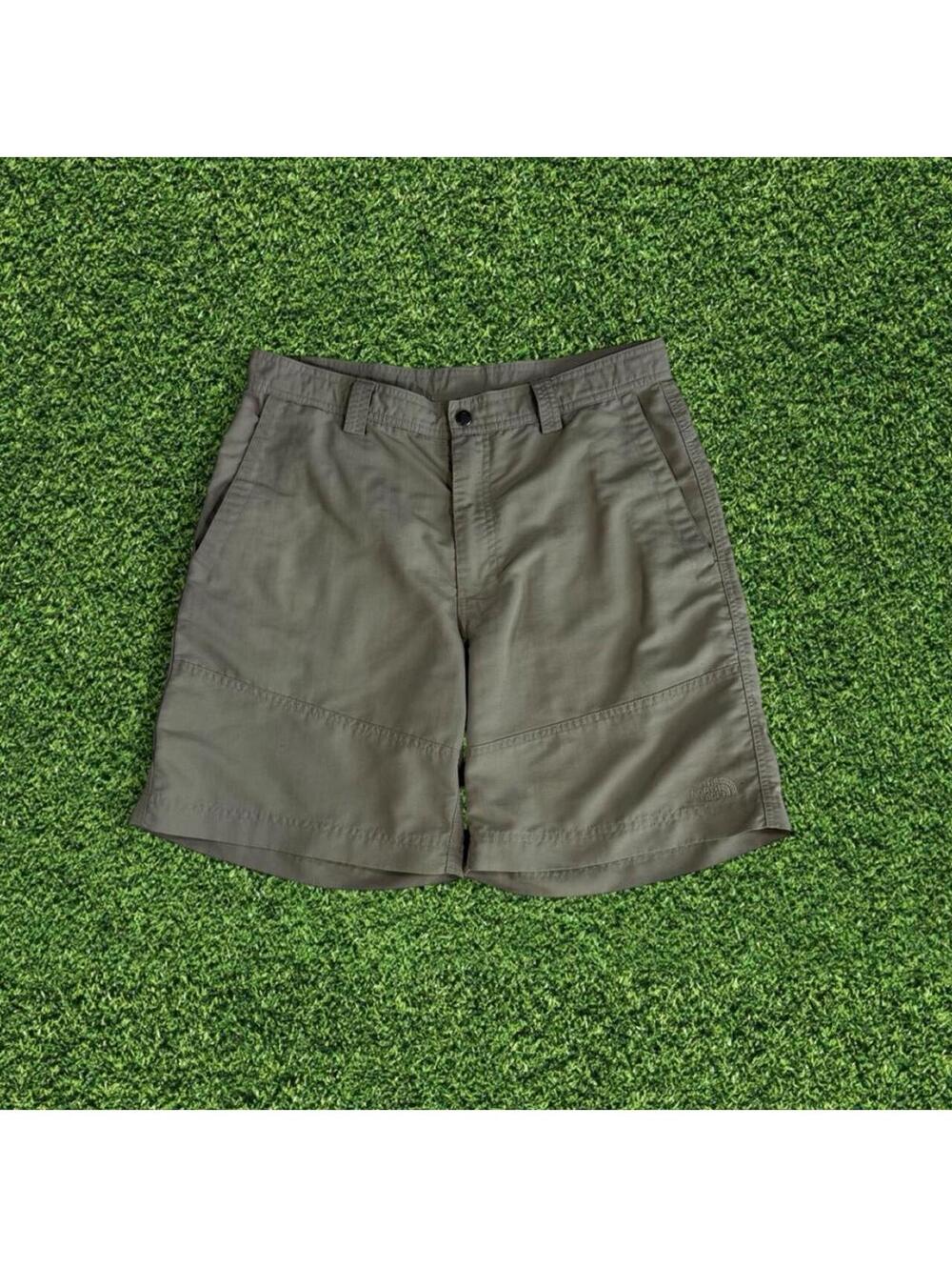 Vintage The North Face Beige Cargo Shorts Hiking Size 34